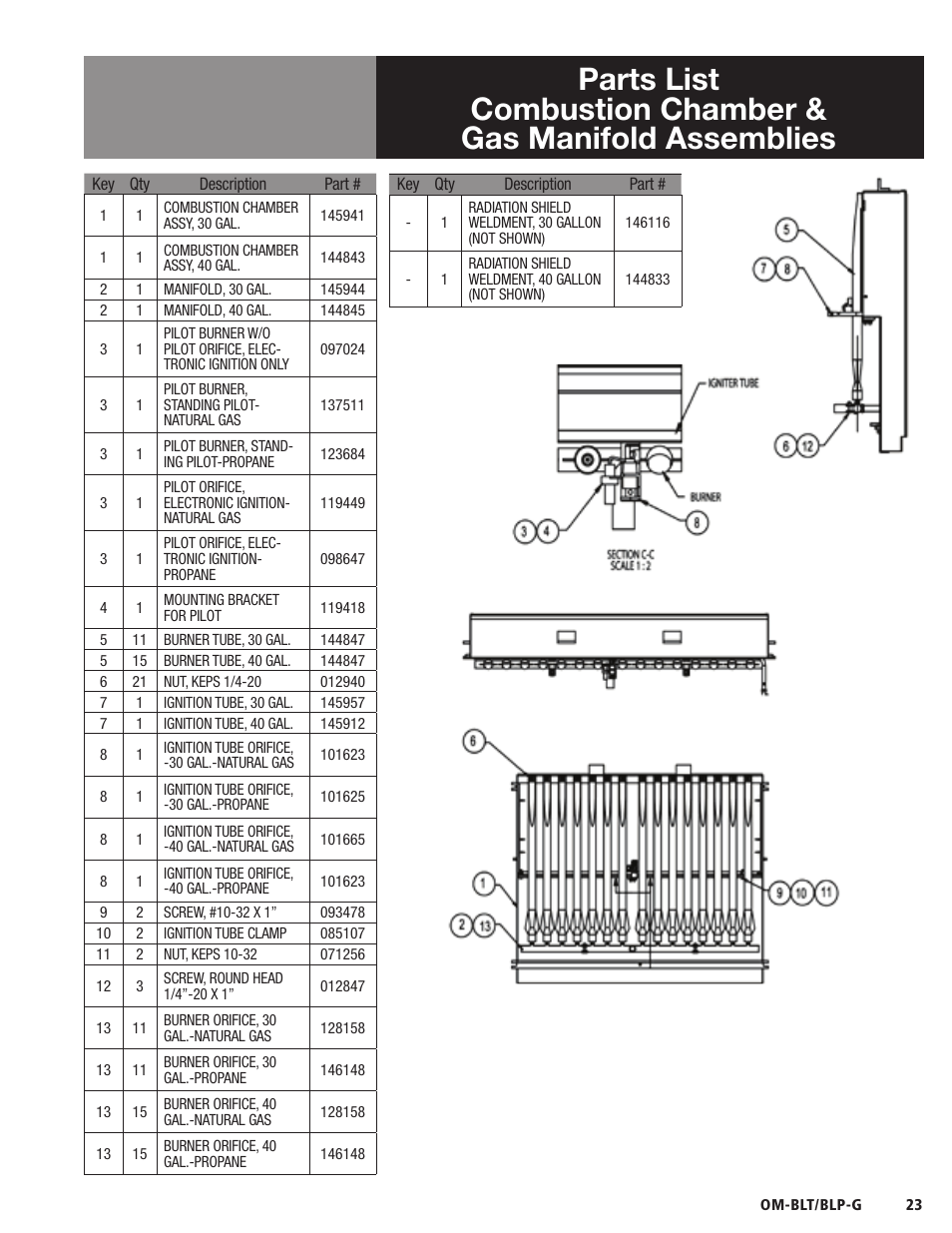 Blodgett BLP-G Series User Manual | Page 23 / 36