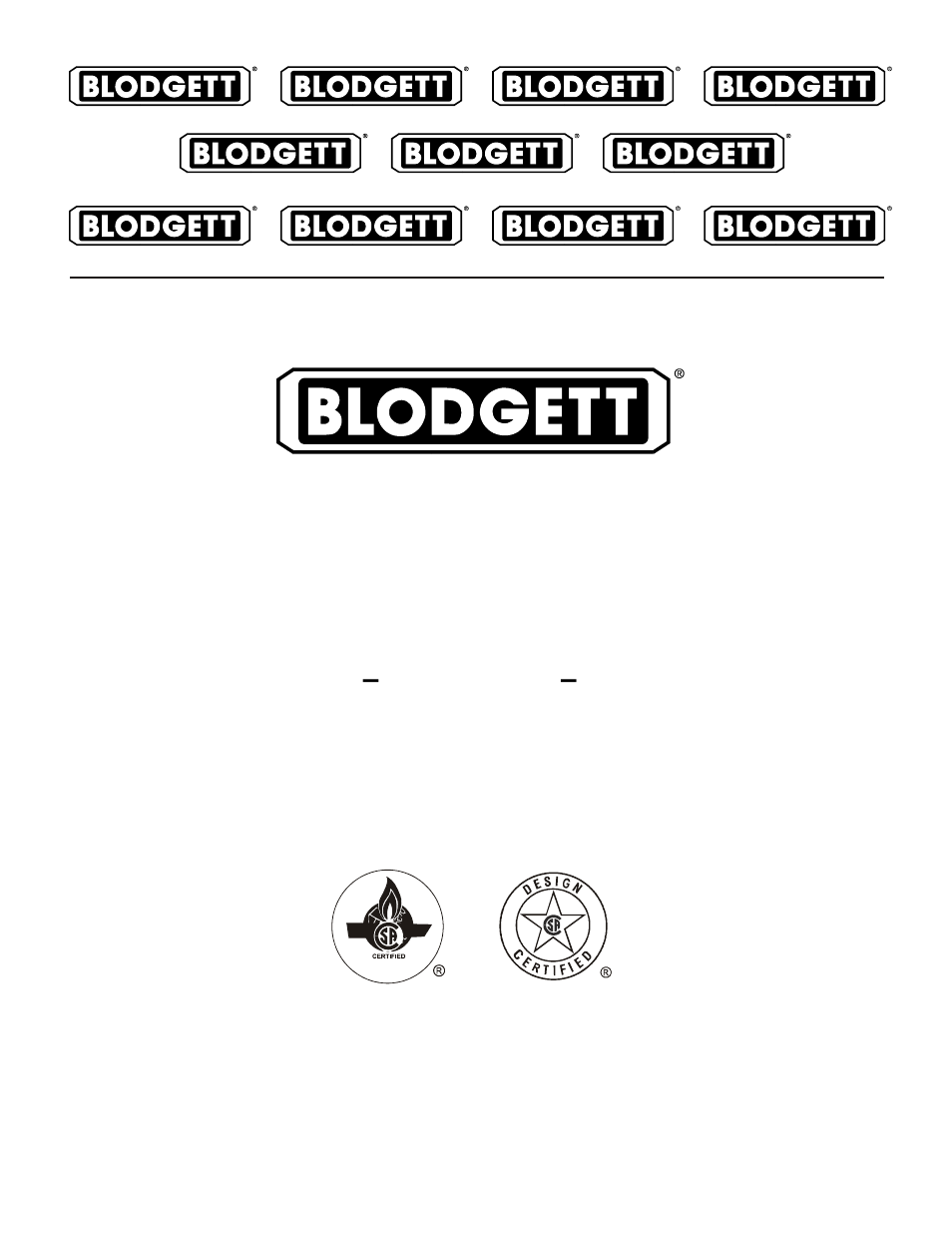 Blodgett BLG-G User Manual | 17 pages