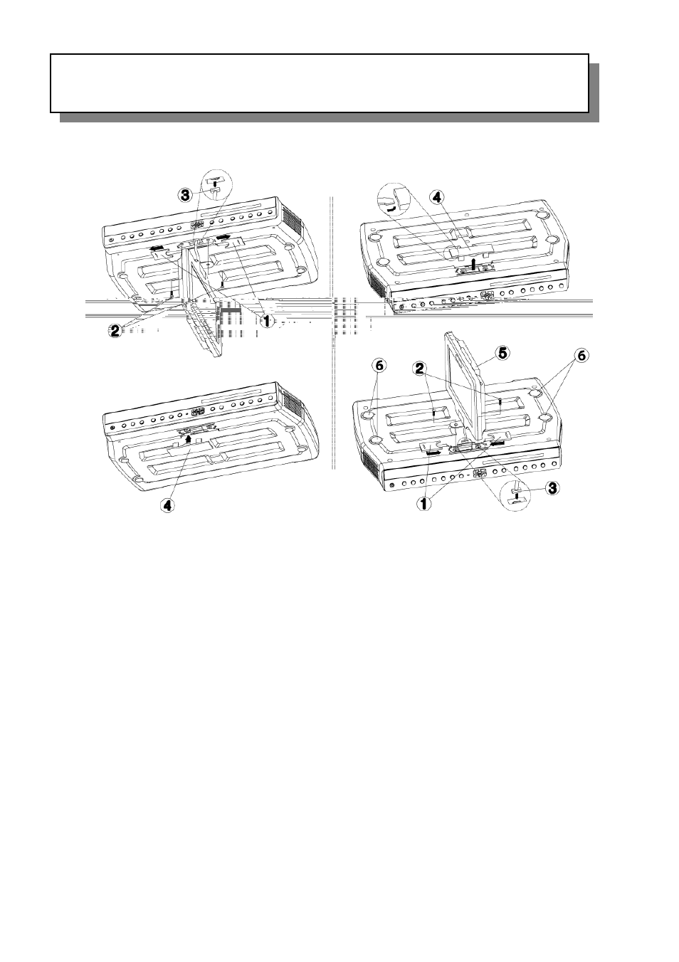 Countertop/desktop installation | Audiovox VE920 User Manual | Page 10 / 33