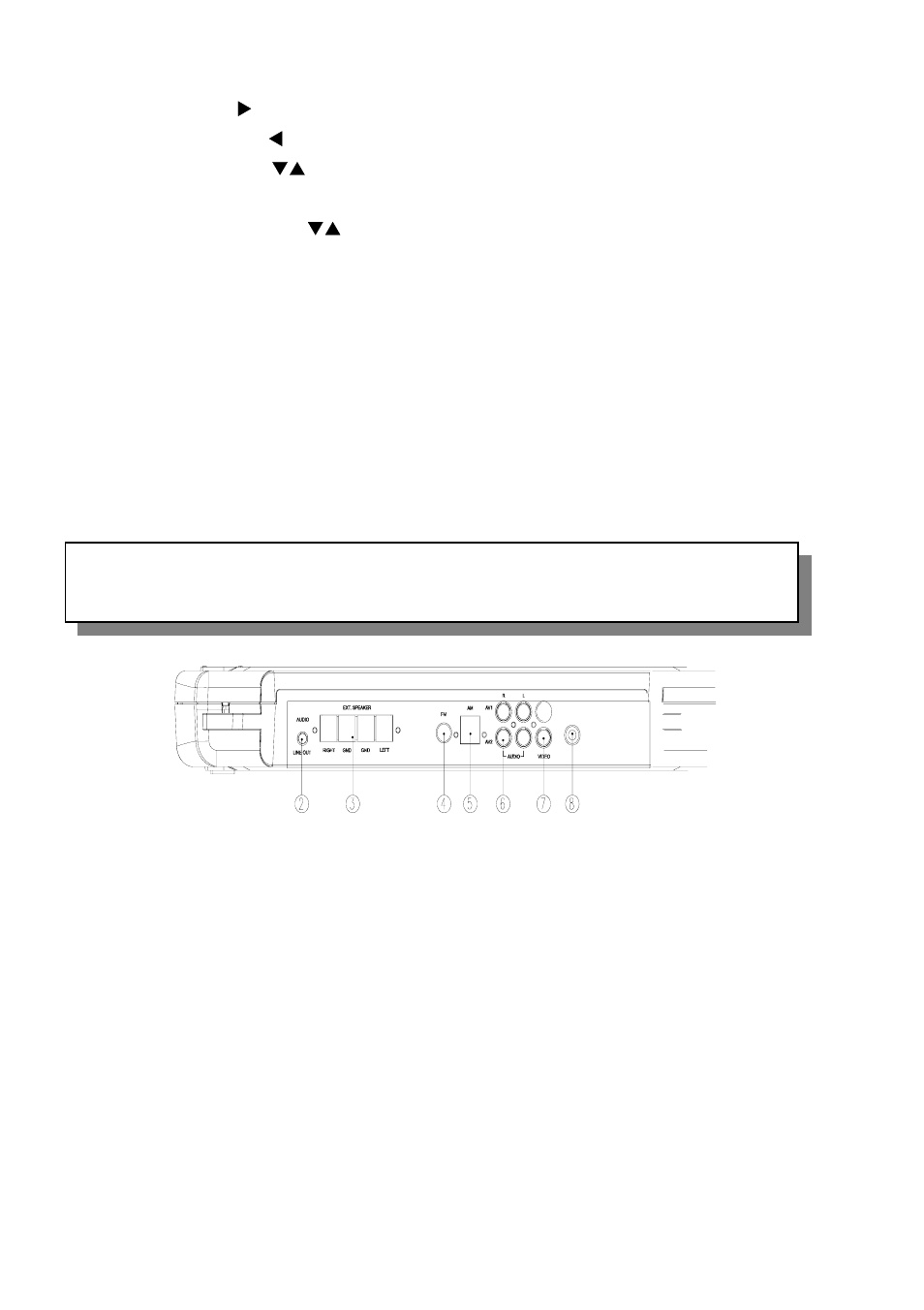 Rear panel connections | Audiovox VE920 User Manual | Page 12 / 33