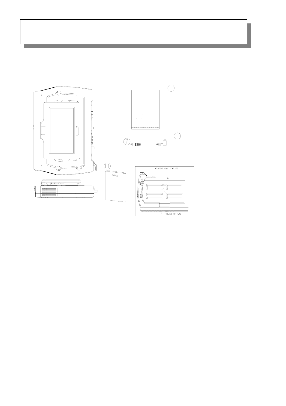 Contents of package | Audiovox VE920 User Manual | Page 8 / 33