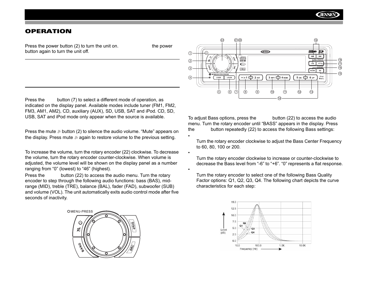 Audiovox Jensen MP6512i User Manual | Page 11 / 30