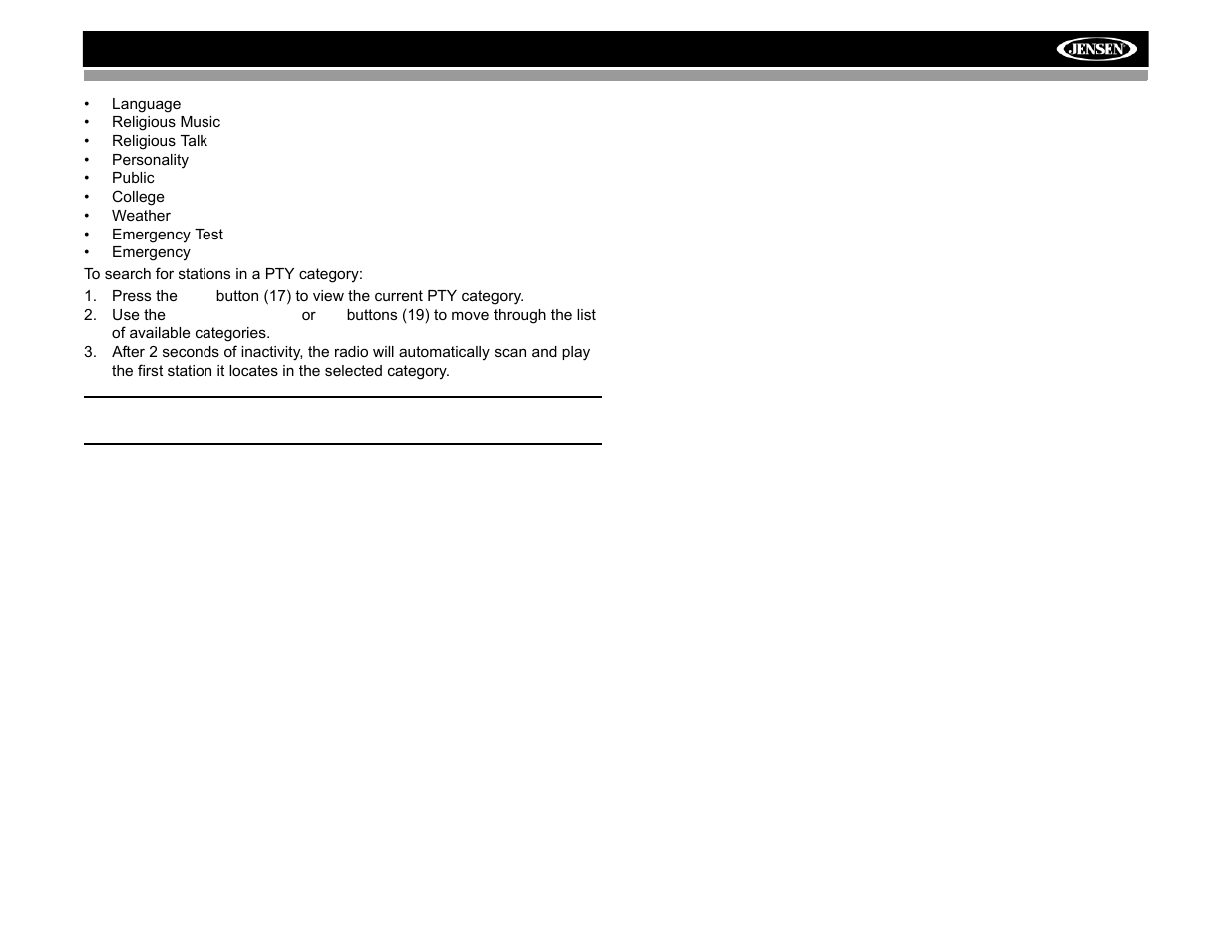 Audiovox Jensen MP6512i User Manual | Page 15 / 30