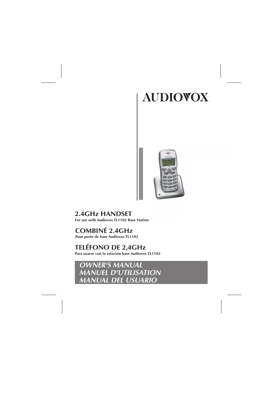 Audiovox 4GHz User Manual | 14 pages