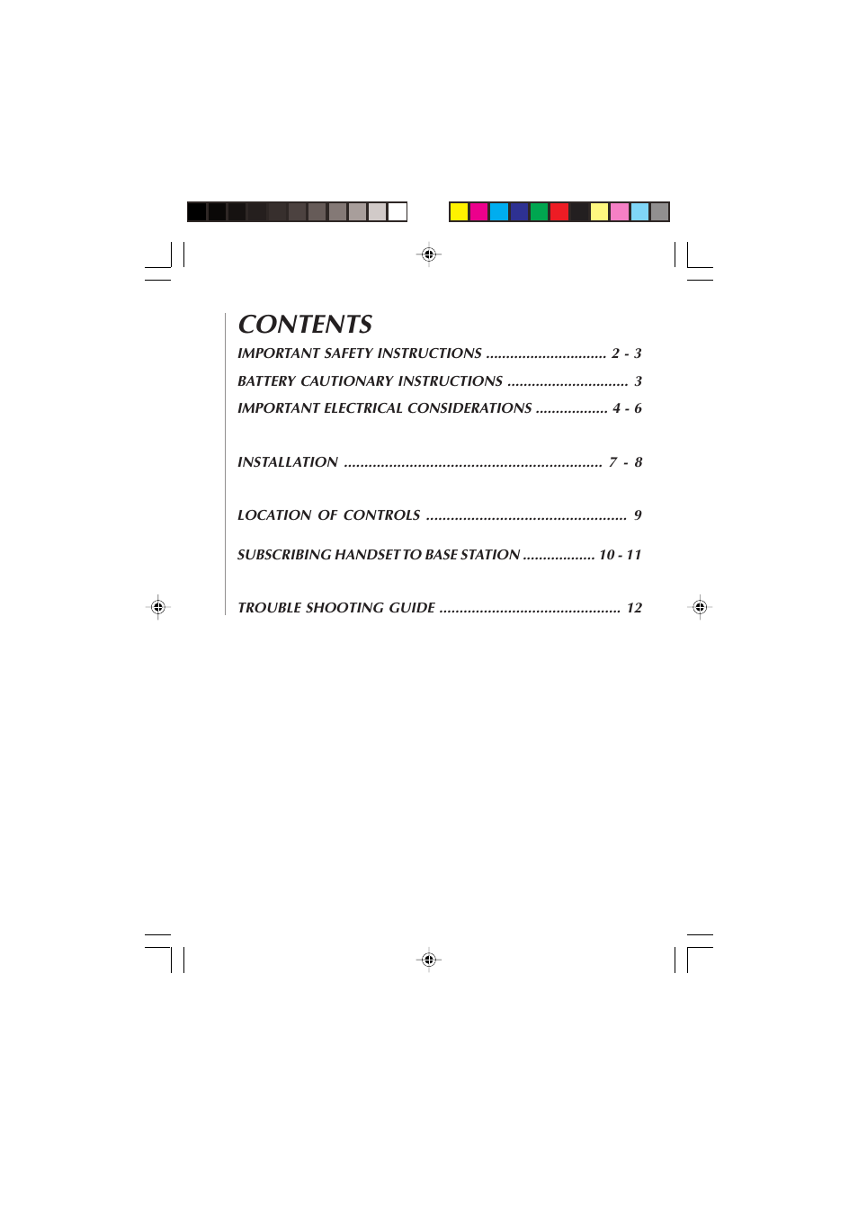 Audiovox 4GHz User Manual | Page 2 / 14