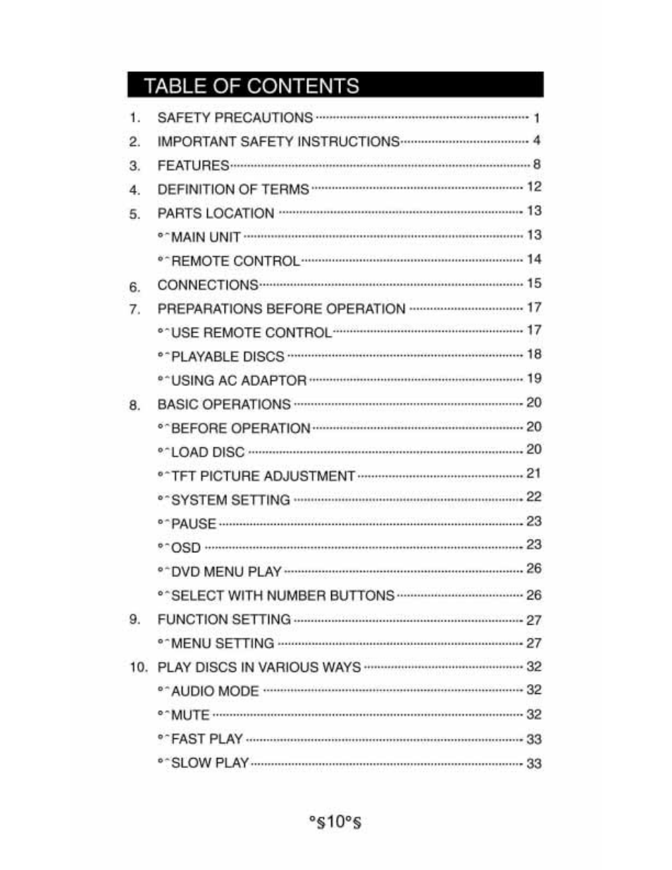 Audiovox D1530 User Manual | Page 11 / 46