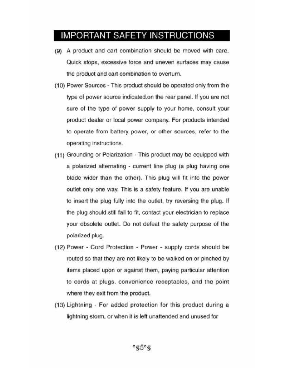 Important safety instructions | Audiovox D1530 User Manual | Page 6 / 46