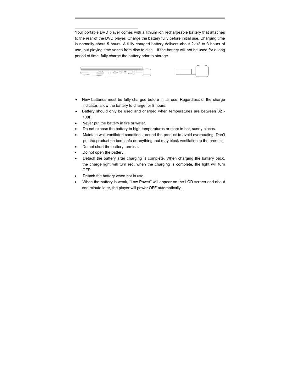 Power supply | Audiovox D2010 User Manual | Page 16 / 33