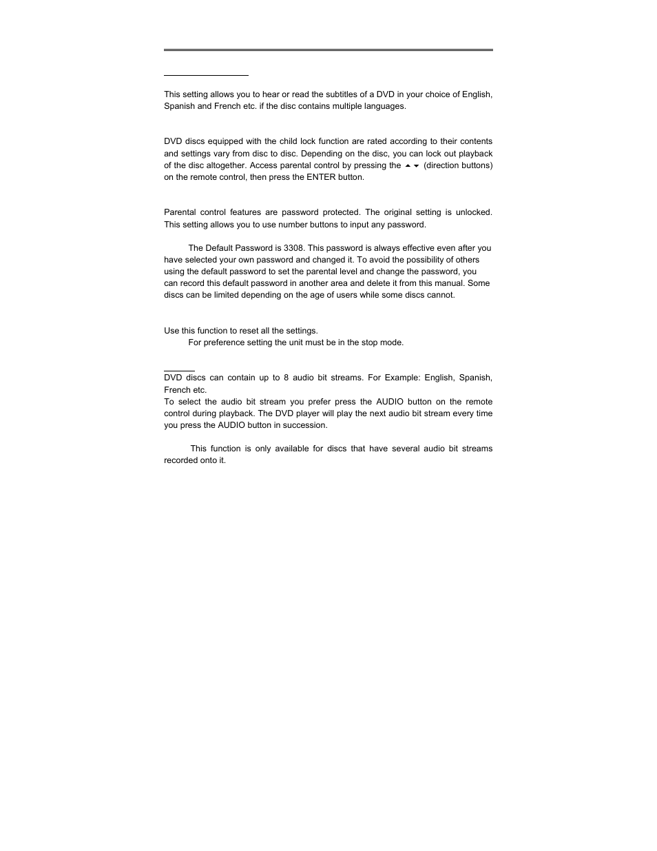 System setup | Audiovox D2010 User Manual | Page 26 / 33