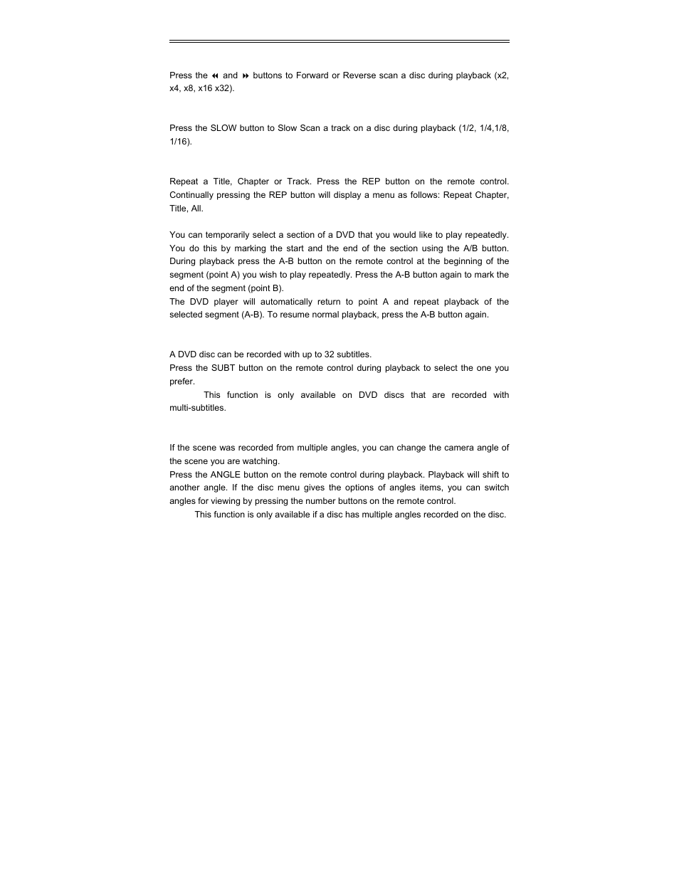 Playback functions | Audiovox D2010 User Manual | Page 27 / 33