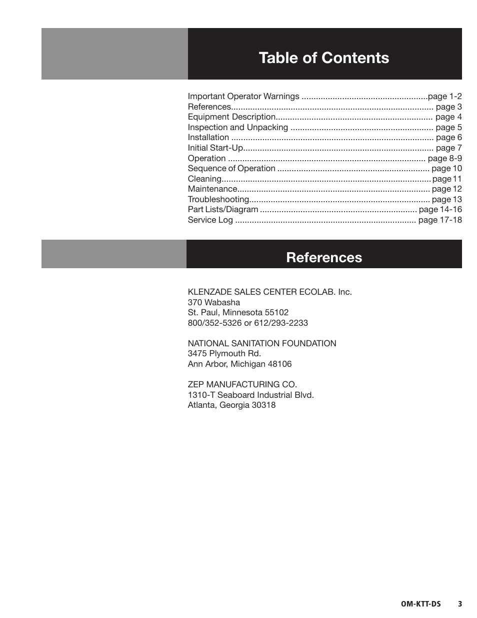 Blodgett KTT-DS Series User Manual | Page 5 / 20