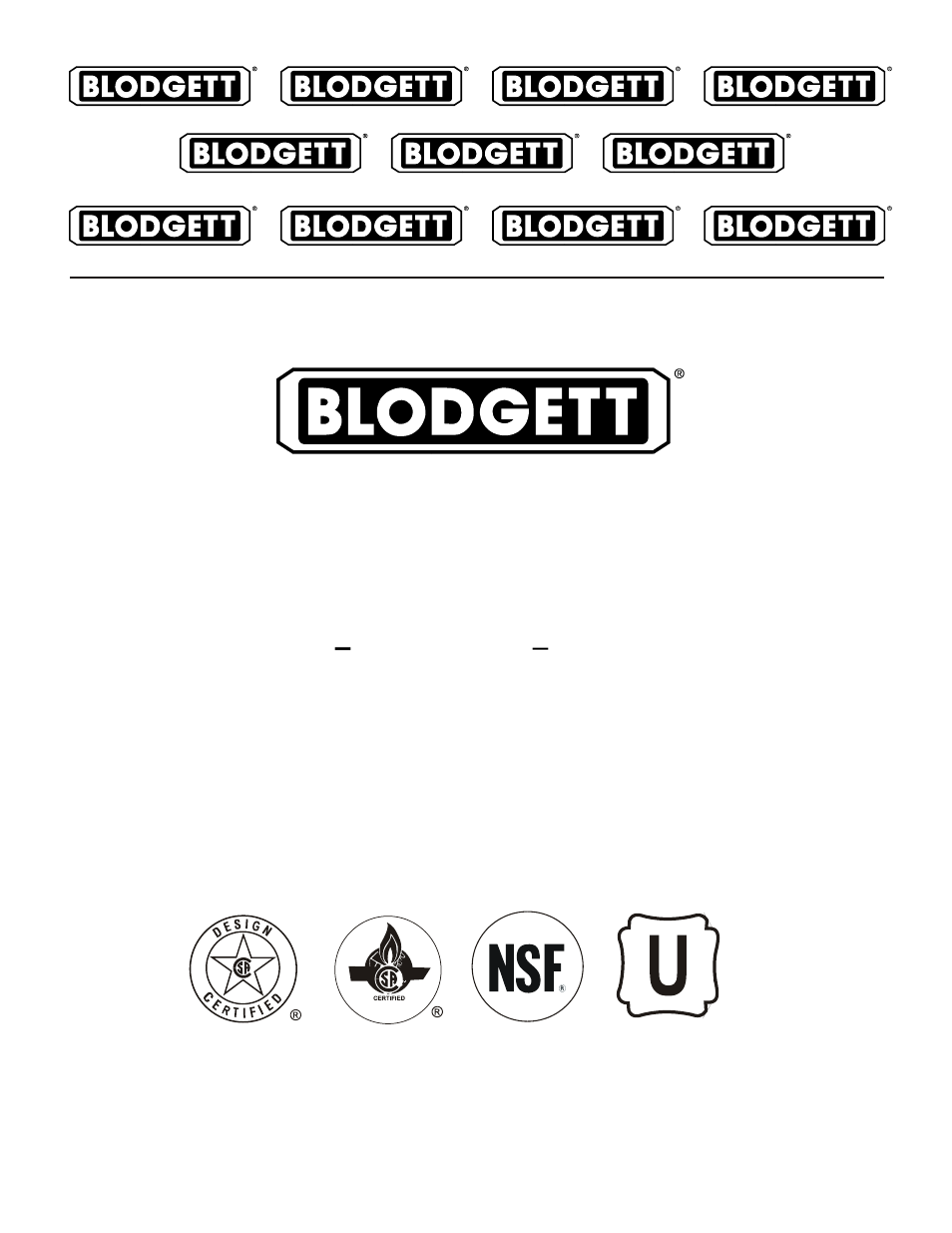 Blodgett KLS-100G User Manual | 33 pages