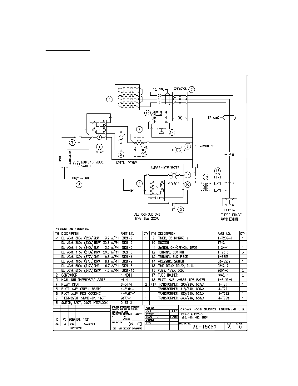 Blodgett SBF-5E User Manual | Page 22 / 24