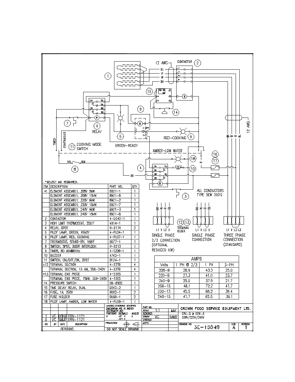 Blodgett SBF-5E User Manual | Page 23 / 24