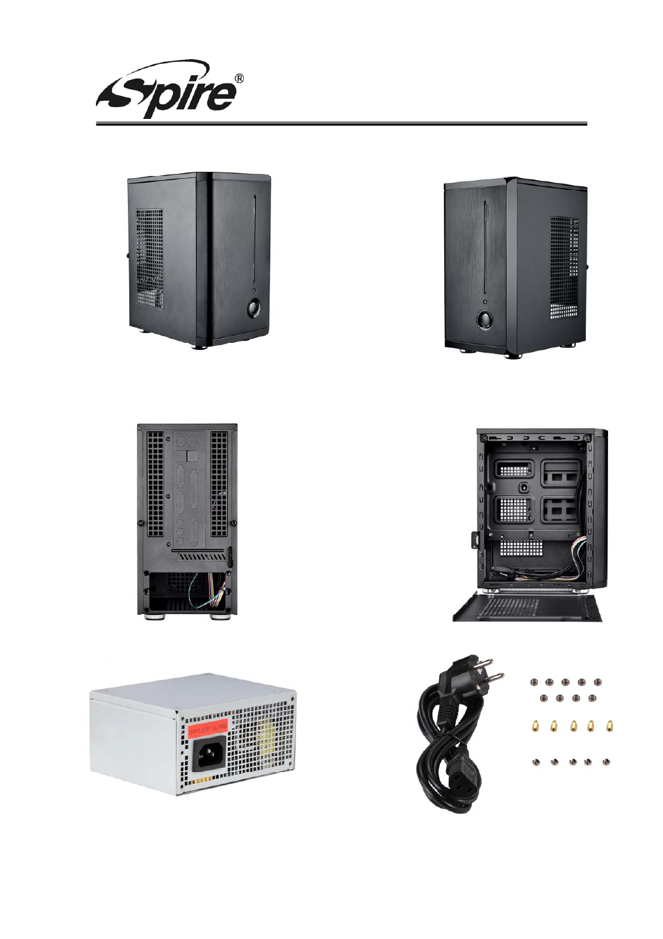 Spire corp | Spire POWERCUBE 501 / SPM501B-300W-PFC-2U3 User Manual | Page 7 / 8