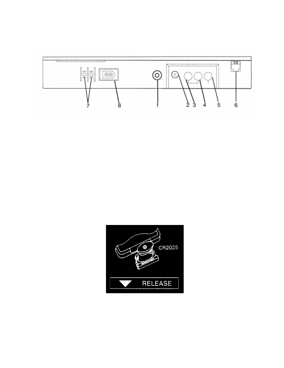 Rear panel connections, Battery installation | Audiovox VE 640 User Manual | Page 7 / 13