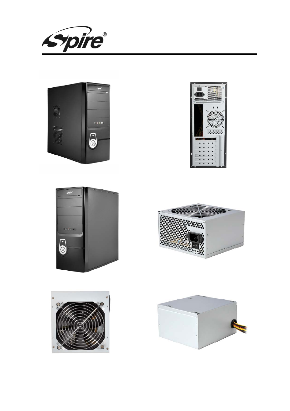 Spire corp | Spire COOLBOX 503 / SPD503B-420W-PFC User Manual | Page 7 / 9