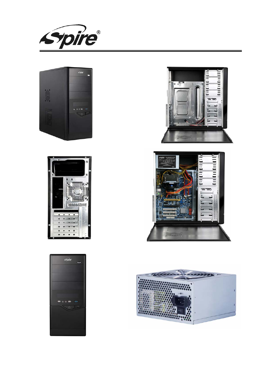 Spire corp | Spire COOLBOX 2015 / SP2015B-420W-PFC-HD3 User Manual | Page 8 / 10