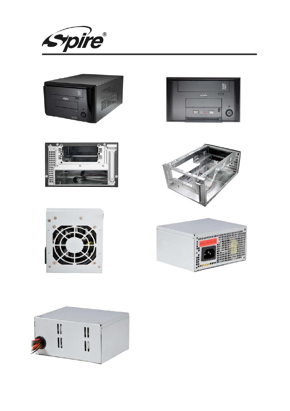 Spire corp | Spire POWERCUBE 210 / SPM210B-300W-PFC User Manual | Page 7 / 7