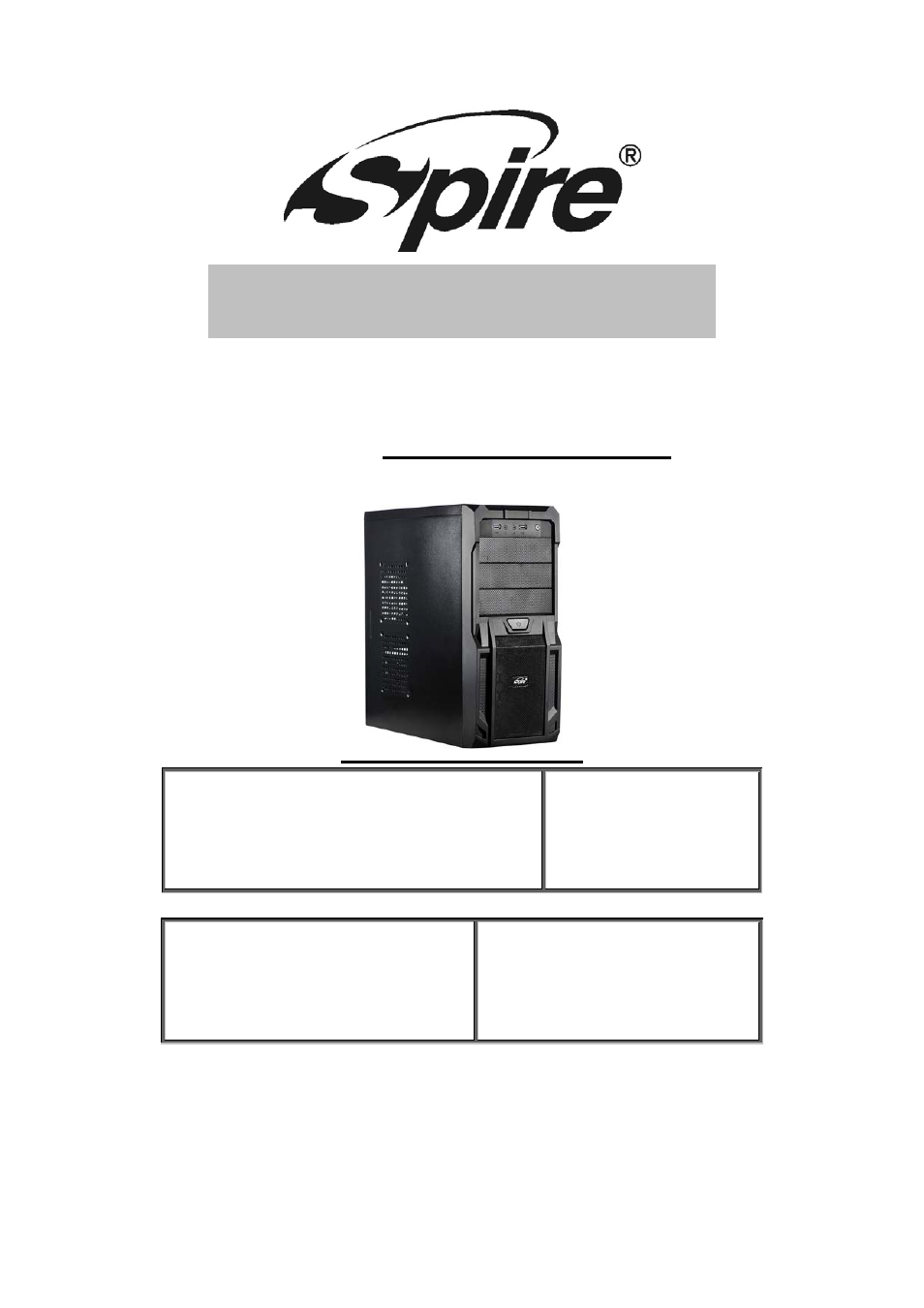 Spire ORBIT 1403 / SP1403B-420W-PFC22-HD3 User Manual | 9 pages