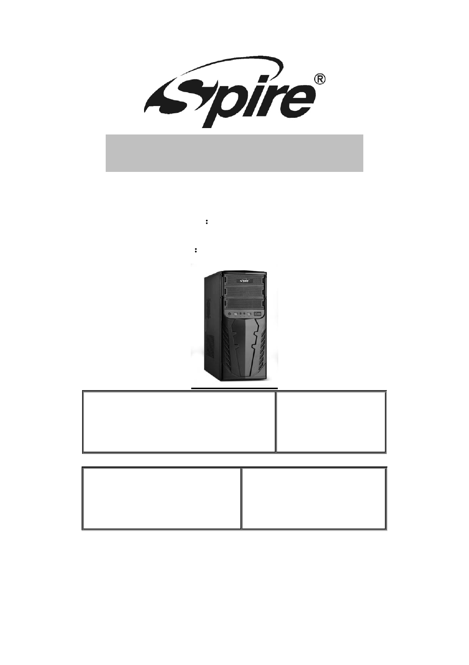 Spire MANEO 1079 / SP1079B-420W-E1 User Manual | 7 pages