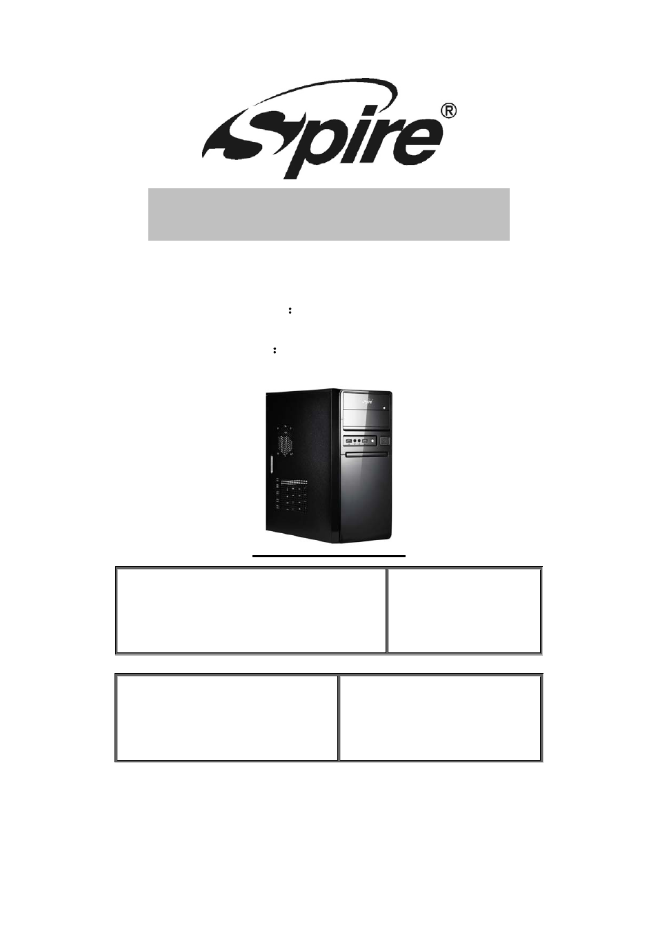 Spire MANEO 1078 / SP1078B-420W-E1 User Manual | 7 pages