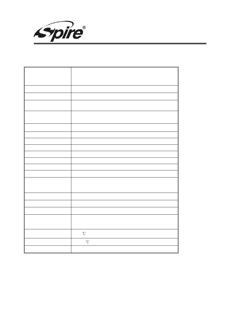 Spire corp | Spire MANEO 1077 / SP1077B-420W-E1 User Manual | Page 6 / 7