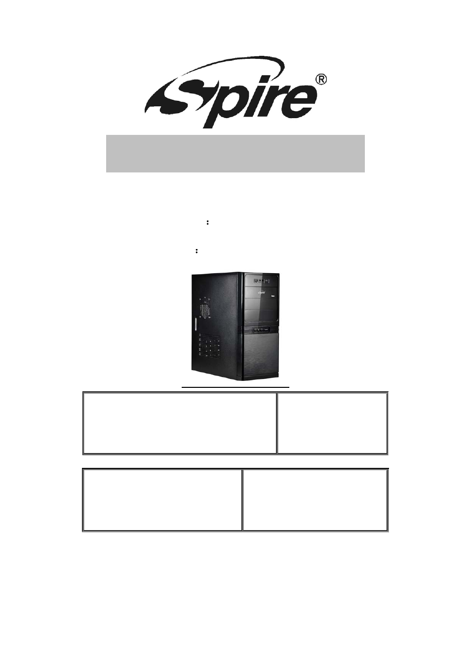 Spire MANEO 1075 / SP1075B-420W-E1 User Manual | 7 pages