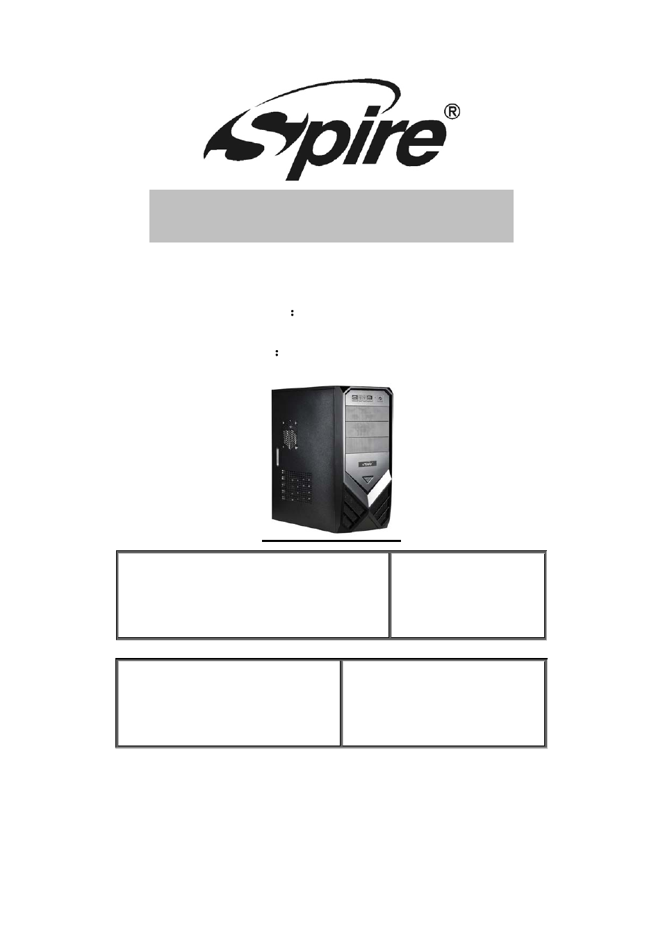 Spire MANEO 1074 / SP1074B-420W-E1 User Manual | 7 pages