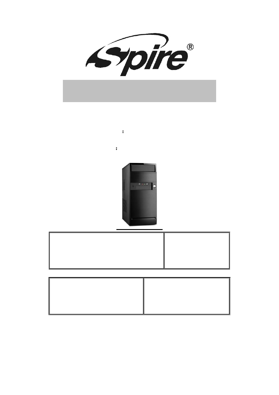 Spire MANEO 1073 / SP1073B-420W-E12-2 User Manual | 7 pages