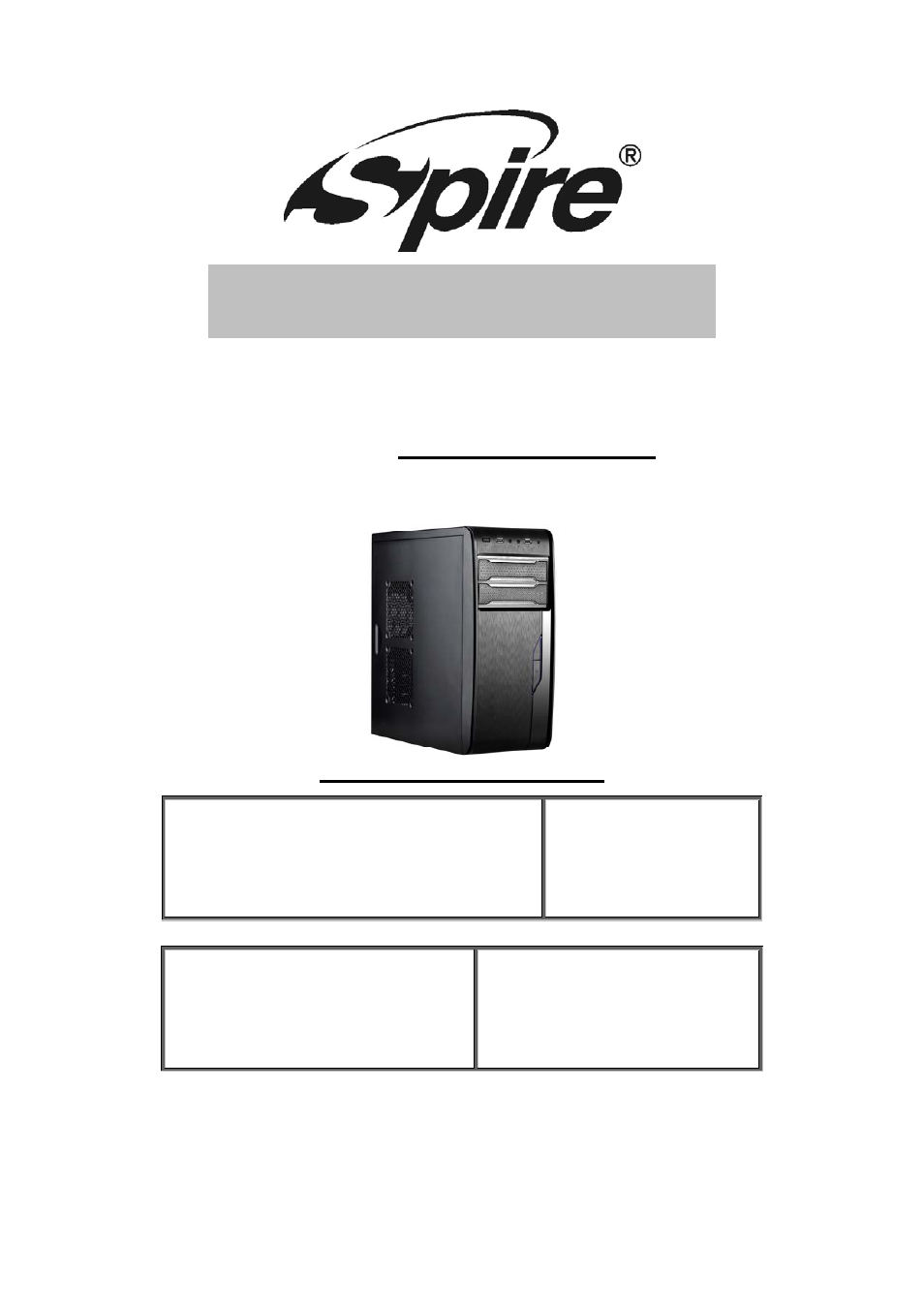 Spire ORBIT 1401 / SP1401B-420W-PFC22-2 User Manual | 9 pages