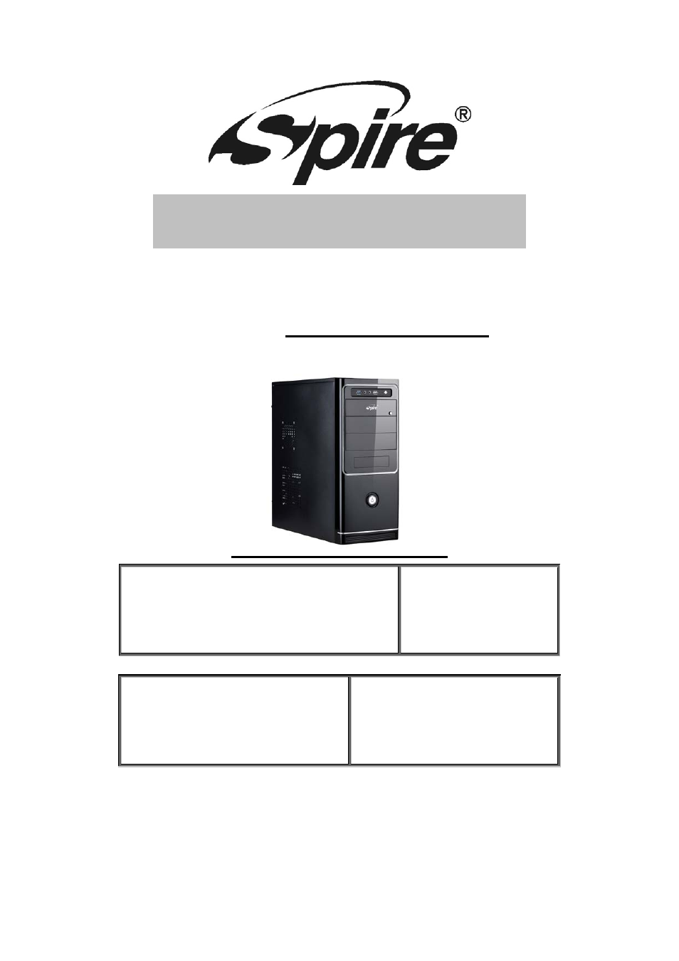 Spire COOLBOX F12 / SPF12B-420W-PFC22-HD3 User Manual | 9 pages