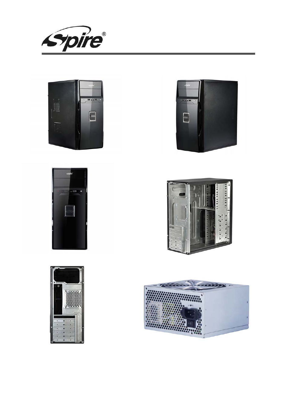 Spire corp | Spire DANTE INCL.420W PSU / SP1302B-420W-PFC22-2 User Manual | Page 7 / 8