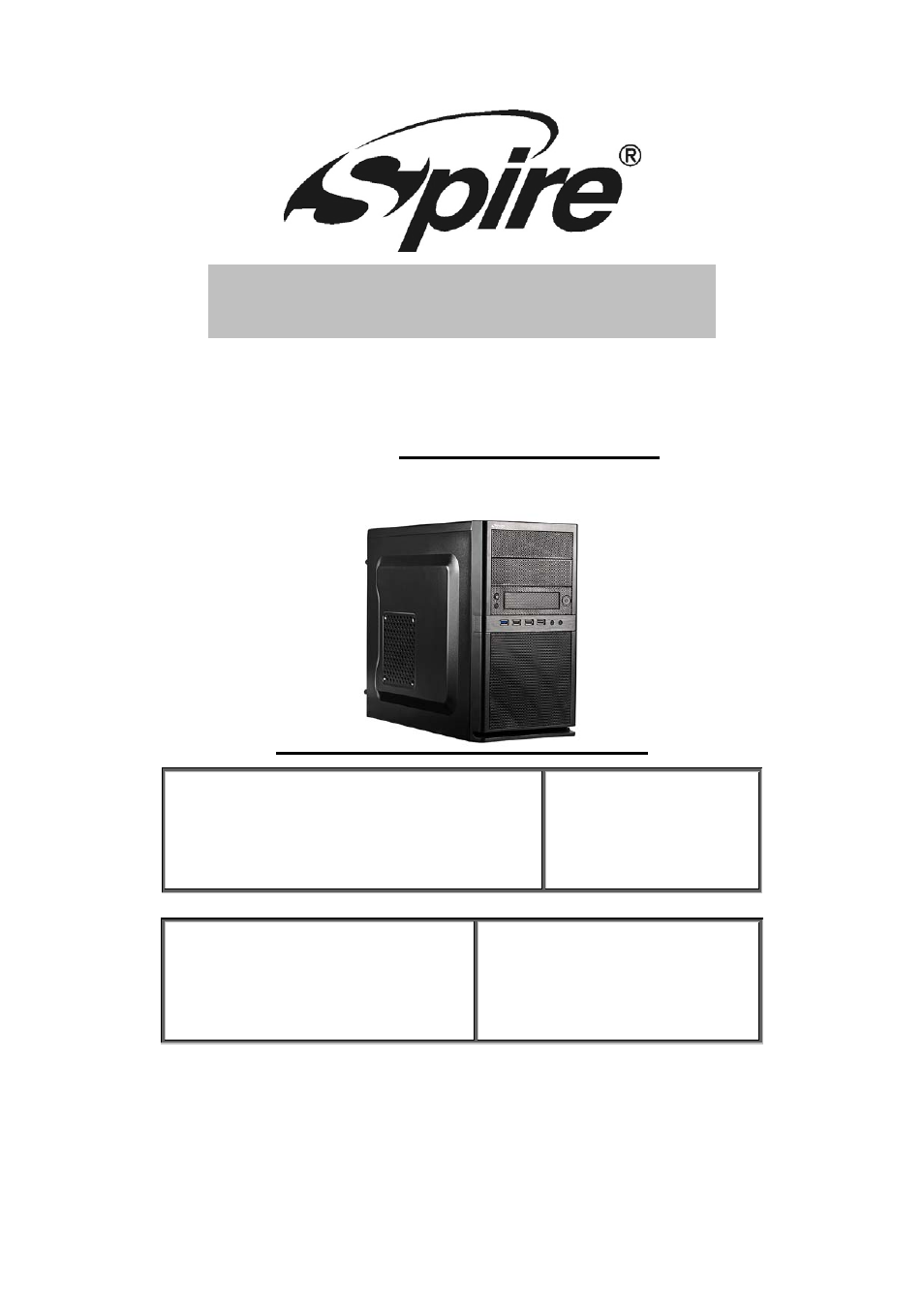 Spire SENNA / SP3601B-420WPFC22-U3 User Manual | 9 pages