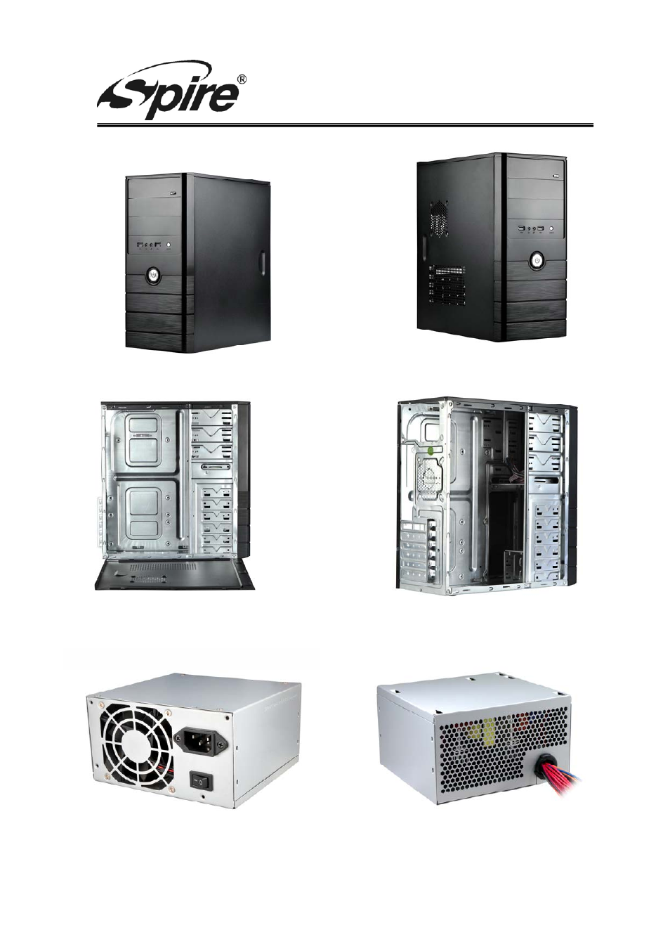 Spire corp | Spire OEM SERIES INCL 420W PSU / OEM1071B-420W-E1 User Manual | Page 7 / 7