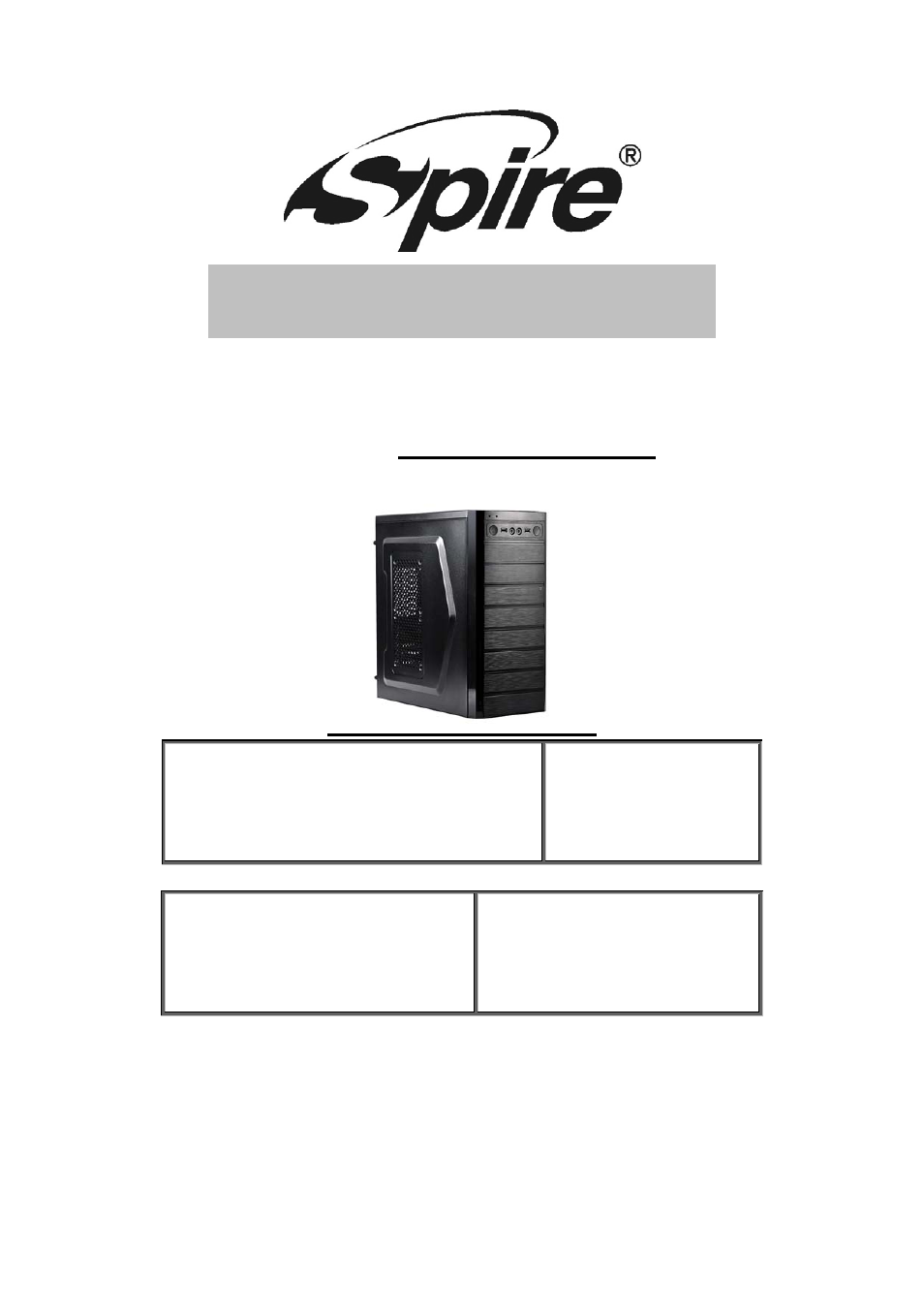 Spire LUGEN 1601 INCL.420W / SP1601B-420W-PFC22-2 User Manual | 8 pages