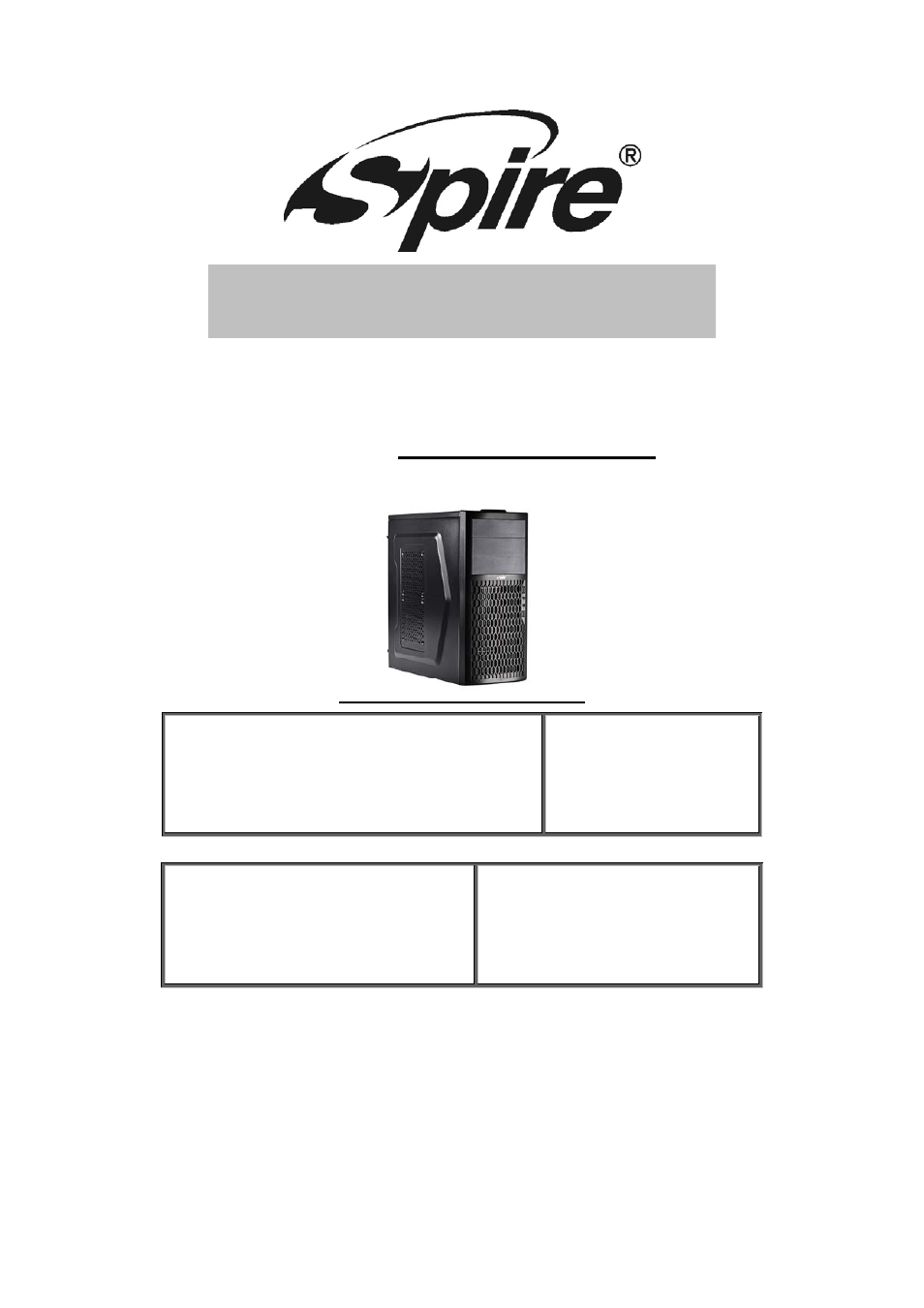 Spire LUGEN 1602 INCL.420W / SP1602B-420W-PFC22-2 User Manual | 8 pages