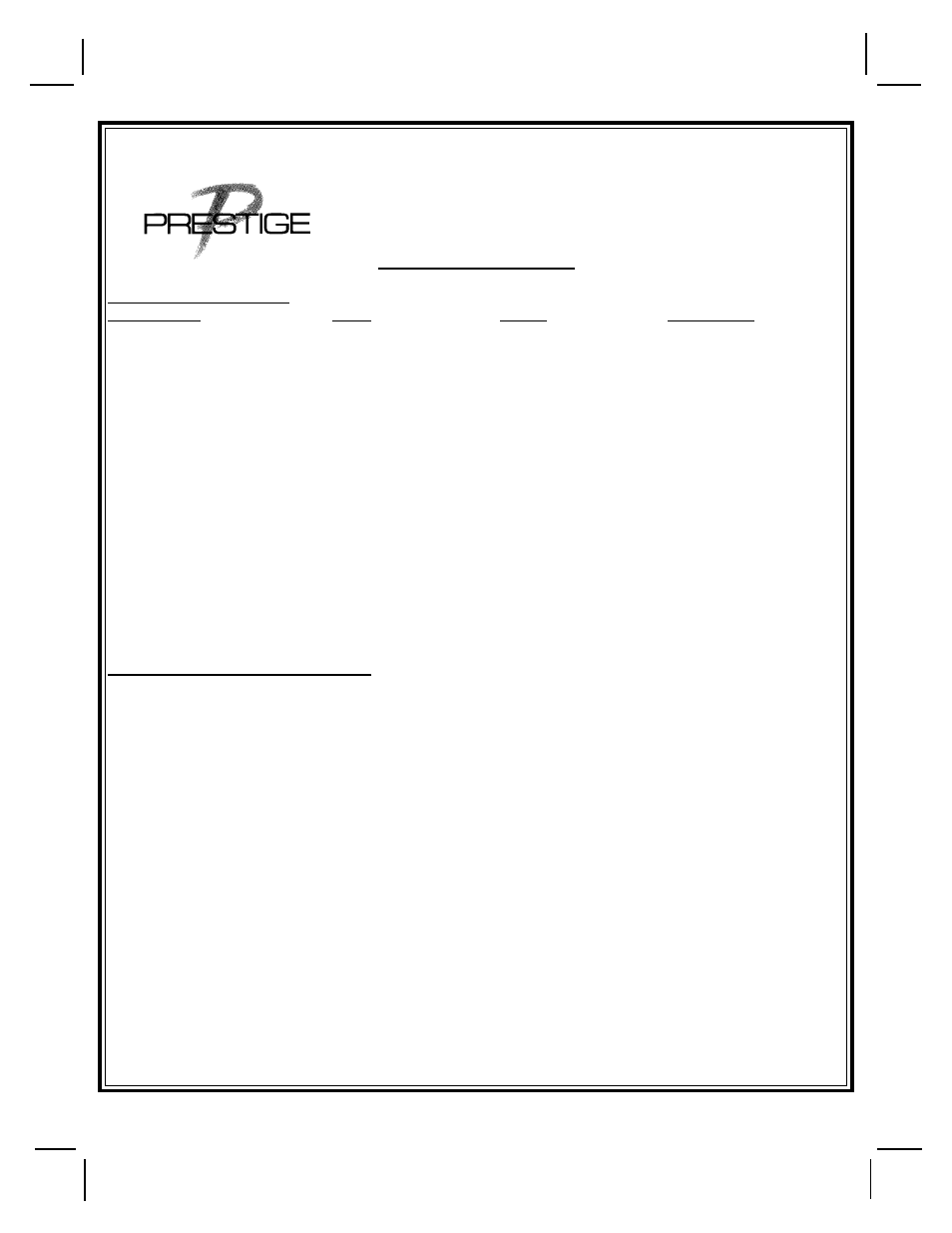 Audiovox Prestige 128-8615 User Manual | 8 pages