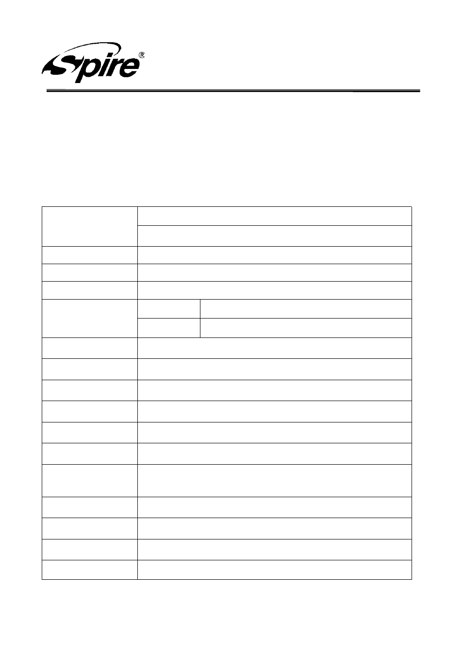 Spire corp | Spire KEPLER PRO / SP994S1-V1 User Manual | Page 7 / 12