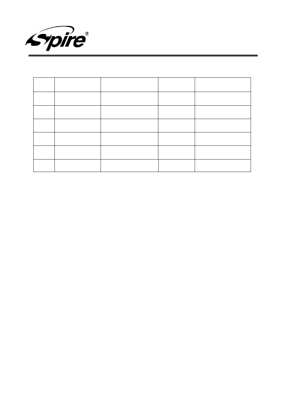 Spire corp | Spire STORM 532 / SP532S7 User Manual | Page 4 / 13