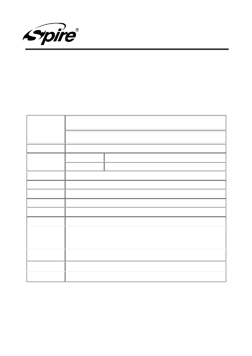 Spire corp | Spire STORM 532 / SP532S7 User Manual | Page 7 / 13
