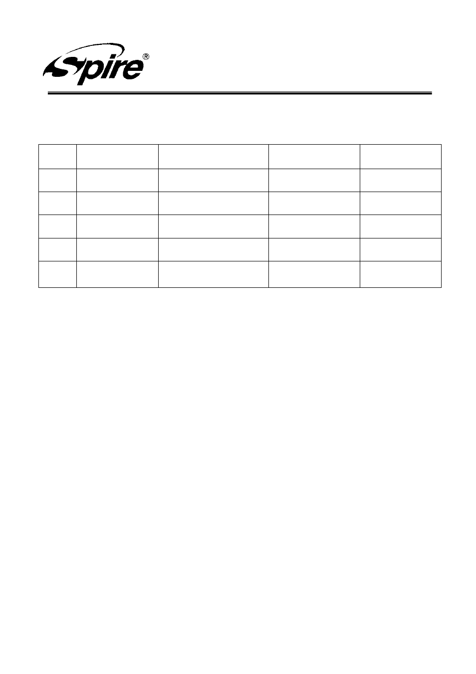 Spire corp | Spire STARCORE PWM / SP854S3-1-PWM User Manual | Page 12 / 12