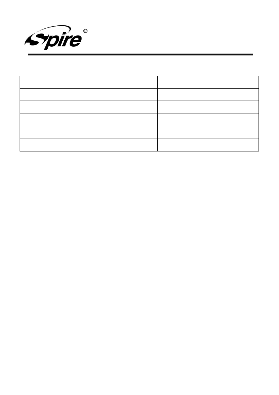 Spire corp | Spire QUADRO 3000 PWM / SP556S0-PWM User Manual | Page 12 / 12