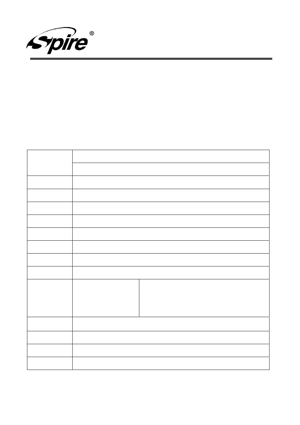 Spire corp | Spire QUADRO 3000 PWM / SP556S0-PWM User Manual | Page 7 / 12