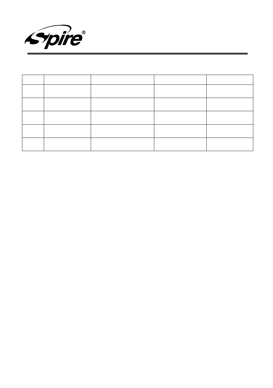 Spire corp | Spire MINATO / SP530S0 User Manual | Page 12 / 12