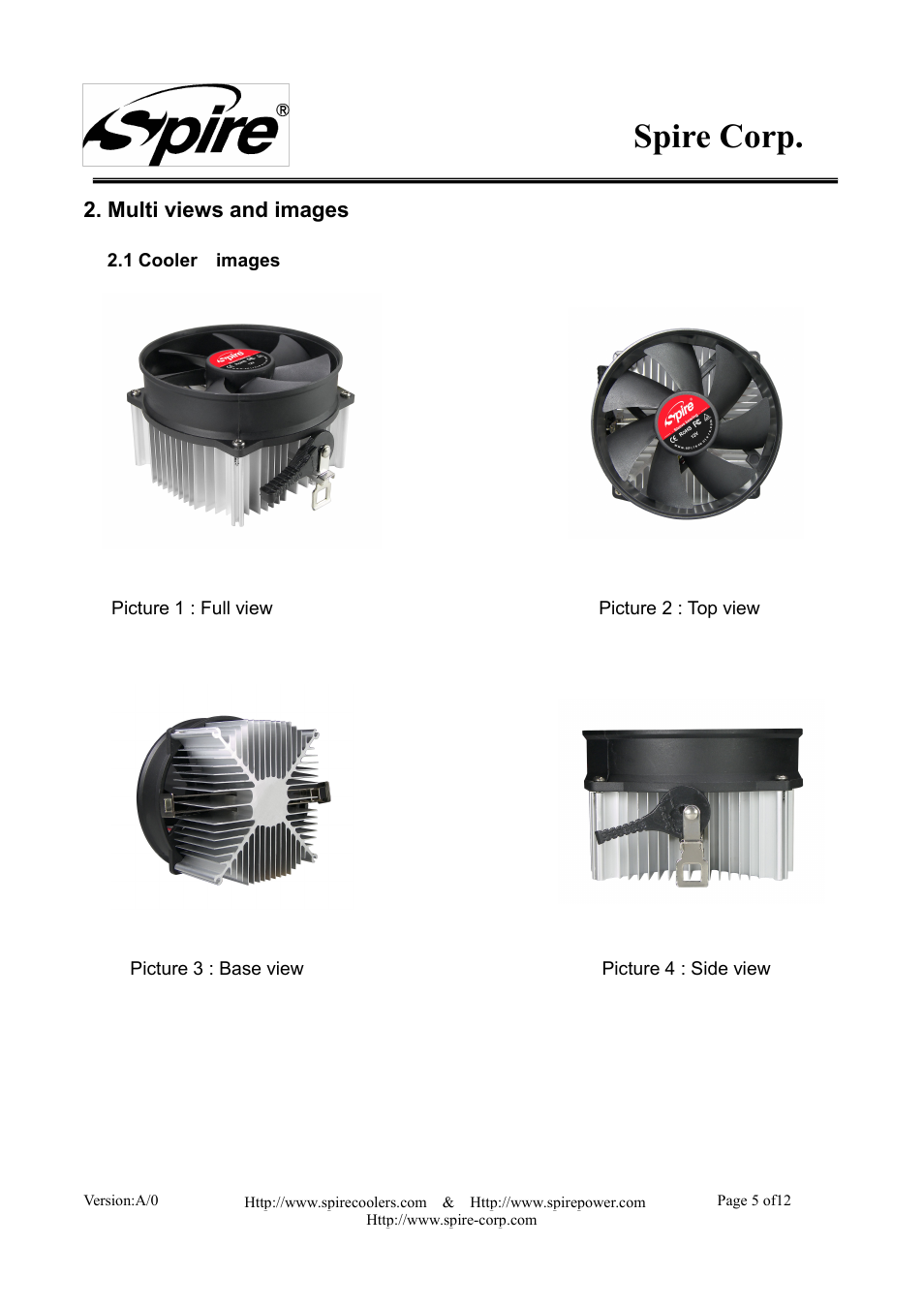 Spire corp | Spire COOLREEF PRO PWM / SP805S3-PWM User Manual | Page 5 / 12