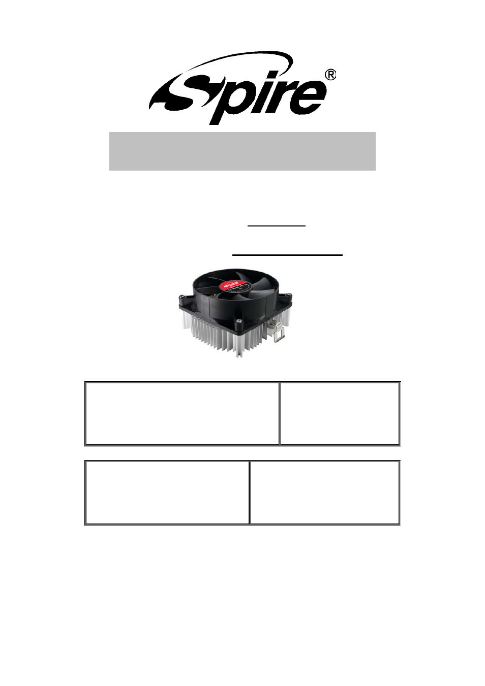 Spire COOLREEF II / SP804S3-1 User Manual | 13 pages
