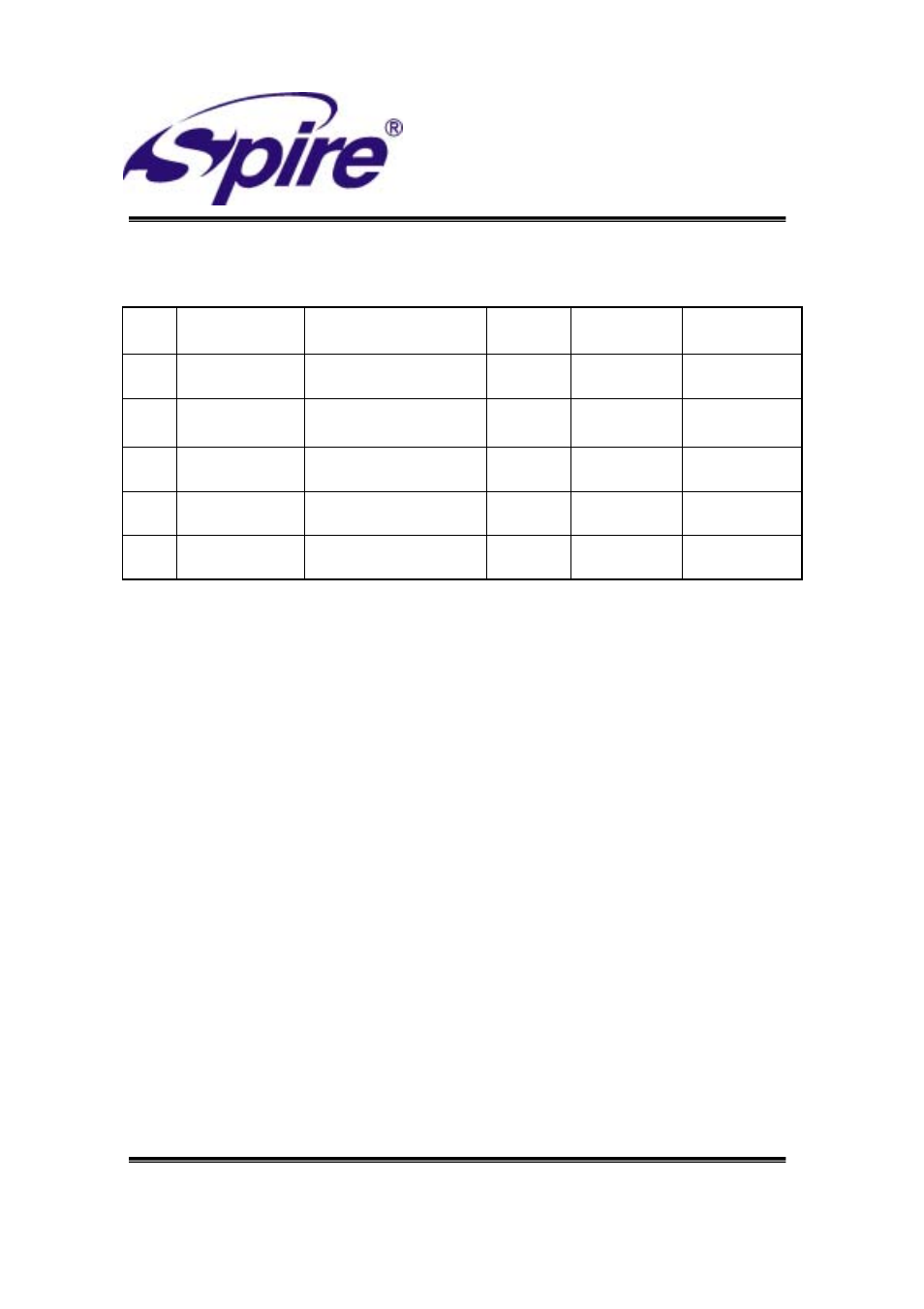Spire corp, Component list | Spire LUNAR II / SP517-1U User Manual | Page 3 / 13