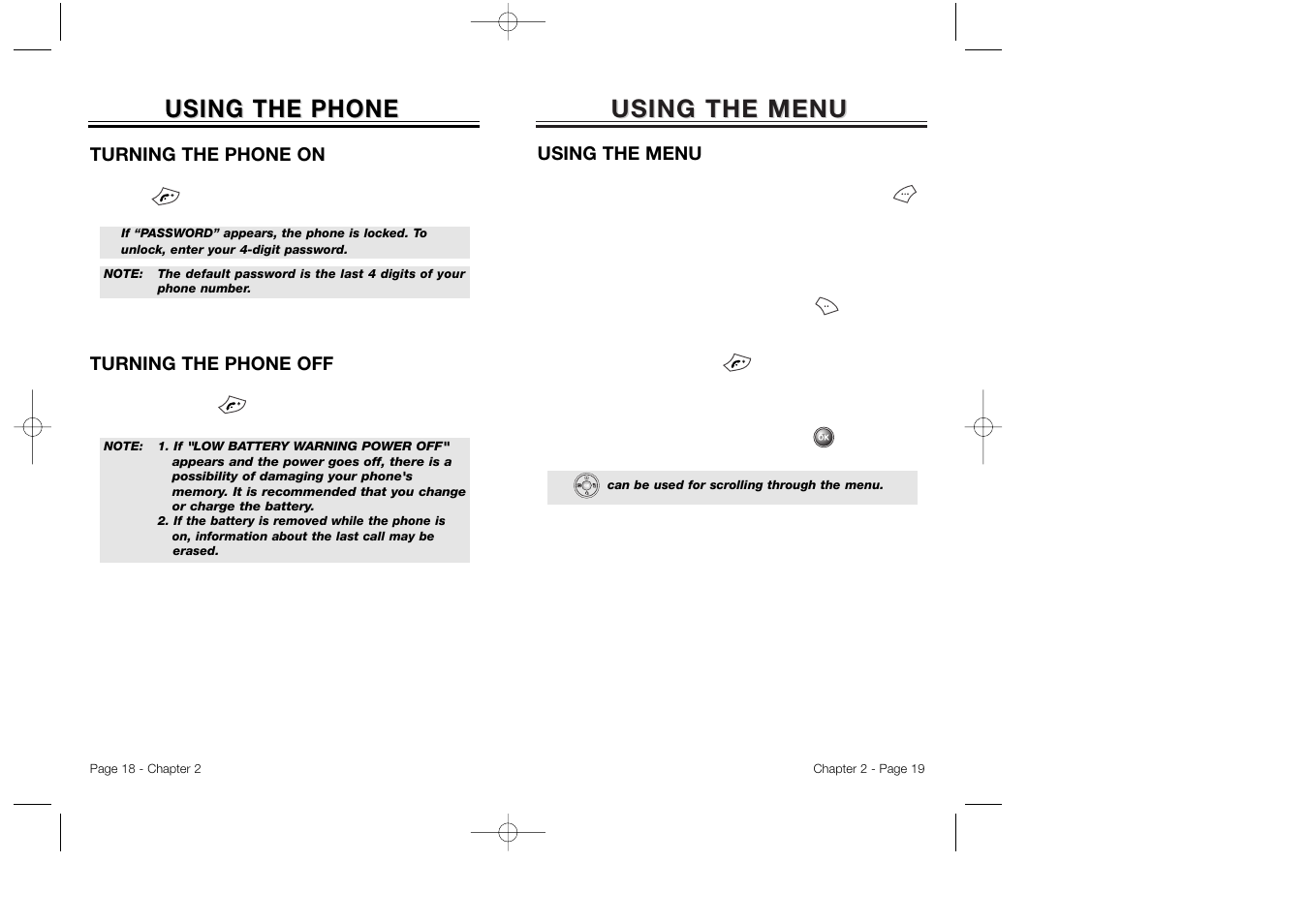 Using the menu, Using the phone | Audiovox CDM 8500 User Manual | Page 11 / 76