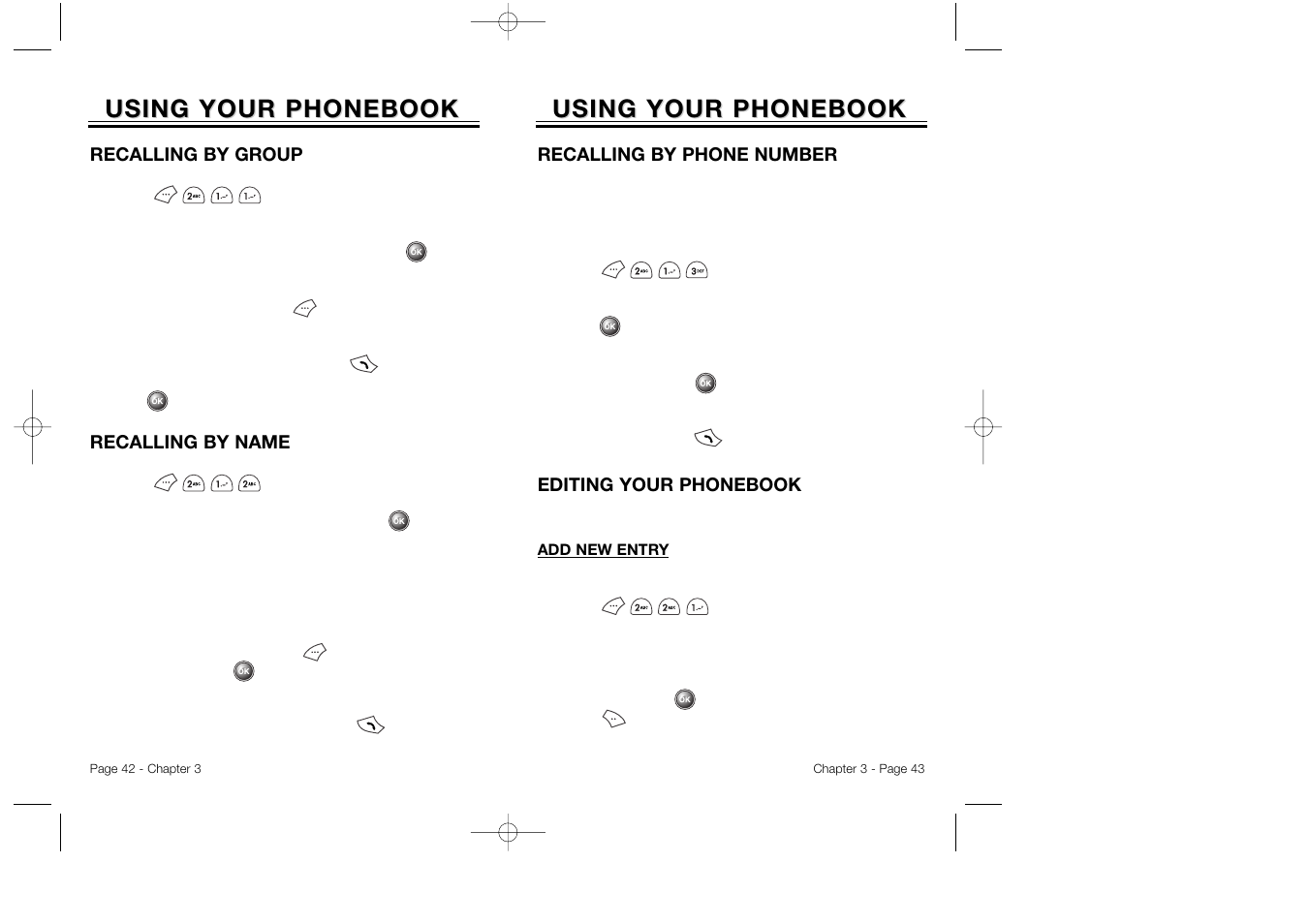 Using your phonebook | Audiovox CDM 8500 User Manual | Page 23 / 76